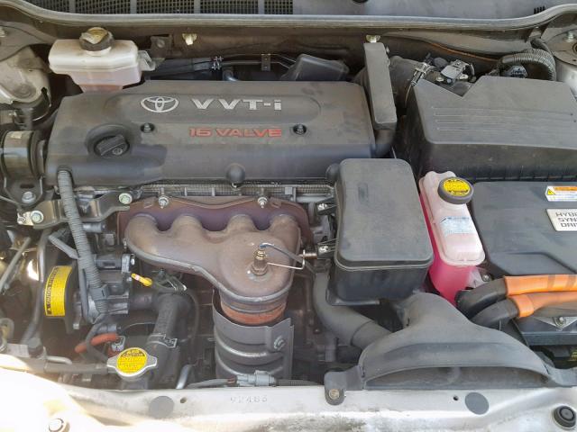 4T1BB46K29U086805 - 2009 TOYOTA CAMRY HYBR GRAY photo 7