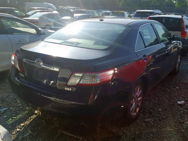 4T1BB3EK0AU118988 - 2010 TOYOTA CAMRY HYBR BLACK photo 4