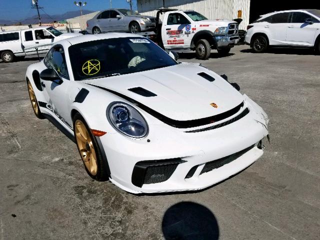 WP0AF2A93KS165396 - 2019 PORSCHE 911 GT3 RS WHITE photo 1