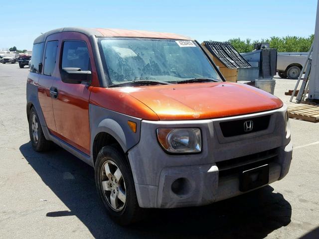 5J6YH18513L010518 - 2003 HONDA ELEMENT EX ORANGE photo 1