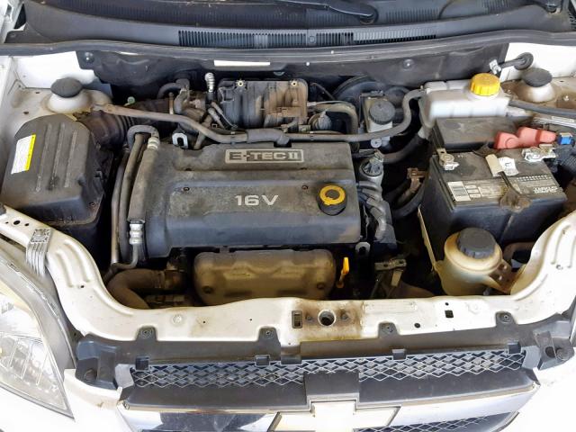 KL1TD56678B209723 - 2008 CHEVROLET AVEO BASE Ақ фото 7