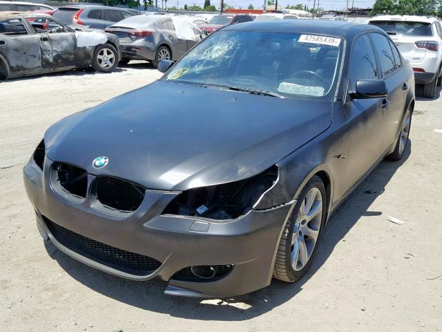 WBANW13518CN56911 - 2008 BMW 535 I CHARCOAL photo 2