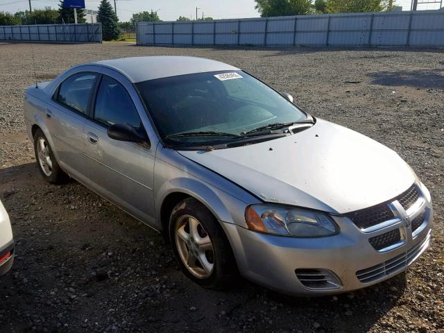 1B3EL46XX4N225156 - 2004 DODGE STRATUS SX SILVER photo 1