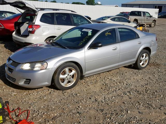 1B3EL46XX4N225156 - 2004 DODGE STRATUS SX SILVER photo 2