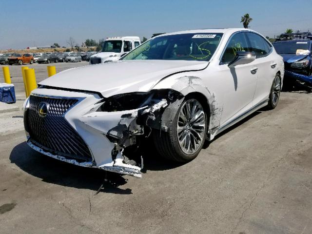 JTHB51FF2J5005148 - 2018 LEXUS LS 500 WHITE photo 2