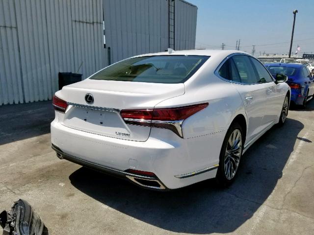 JTHB51FF2J5005148 - 2018 LEXUS LS 500 WHITE photo 4