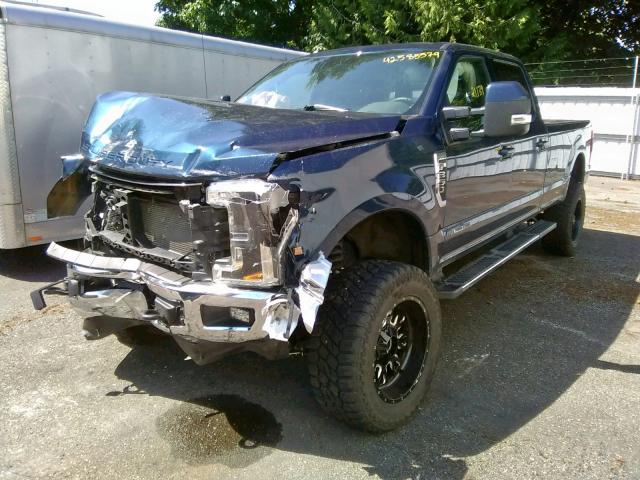 1FT8W3BT1HEE97505 - 2017 FORD F350 SUPER BLUE photo 2