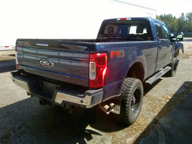 1FT8W3BT1HEE97505 - 2017 FORD F350 SUPER BLUE photo 4