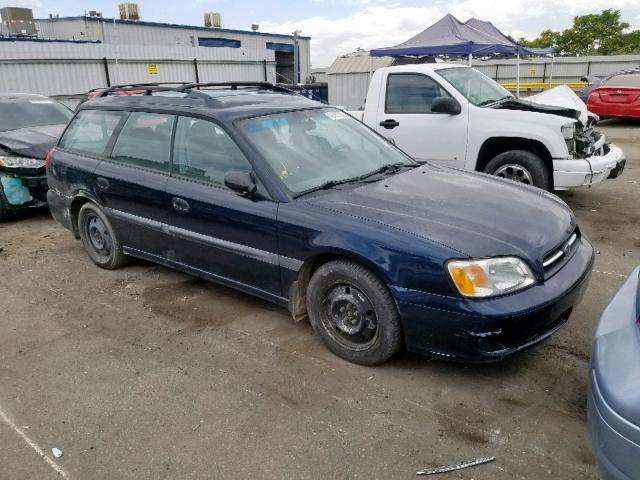 4S3BH635916302185 - 2001 SUBARU LEGACY L BLUE photo 1