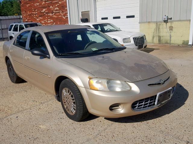 1C3EL46X81N732278 - 2001 CHRYSLER SEBRING LX TAN photo 1