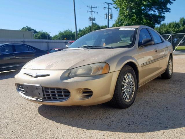 1C3EL46X81N732278 - 2001 CHRYSLER SEBRING LX TAN photo 2