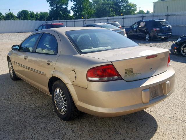 1C3EL46X81N732278 - 2001 CHRYSLER SEBRING LX TAN photo 3