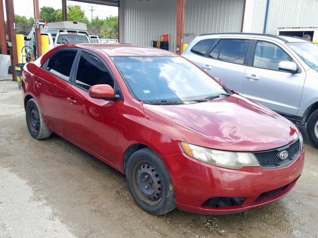 KNAFU4A24B5413788 - 2011 KIA FORTE EX RED photo 1