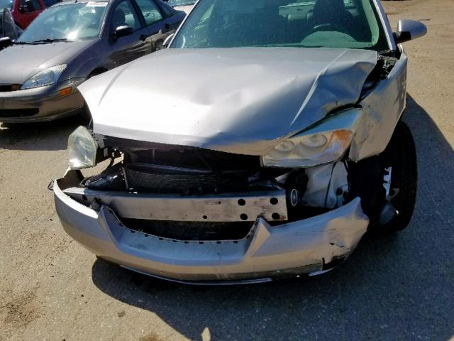 1G1ZU57N97F121913 - 2007 CHEVROLET MALIBU LTZ ვერცხლისფერი ფოტო 9