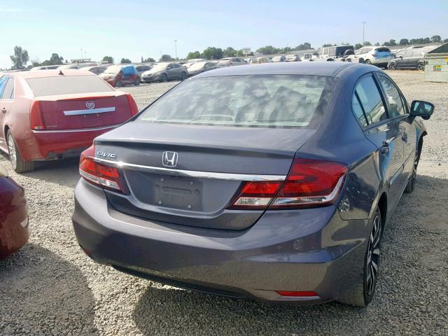 2HGFB2F9XFH525451 - 2015 HONDA CIVIC EXL 黑色 照片 4