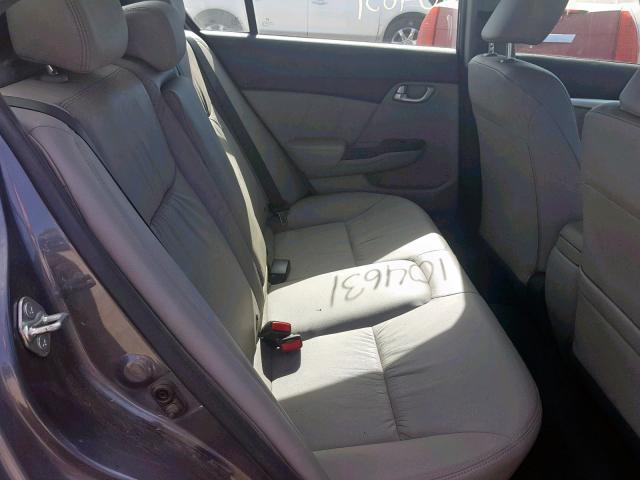 2HGFB2F9XFH525451 - 2015 HONDA CIVIC EXL 黑色 照片 6