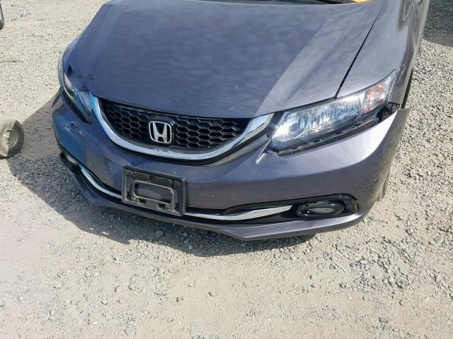 2HGFB2F9XFH525451 - 2015 HONDA CIVIC EXL 黑色 照片 9