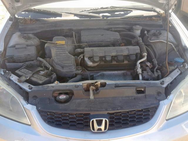 1HGEM22314L080508 - 2004 HONDA CIVIC DX V SILVER photo 7