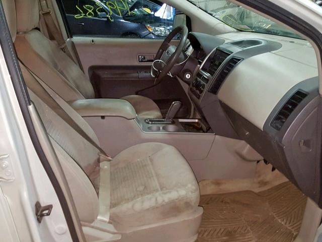 2FMDK46C97BA91343 - 2007 FORD EDGE SE BEIGE photo 5