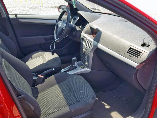 W08AT671385003656 - 2008 SATURN ASTRA XR RED photo 5