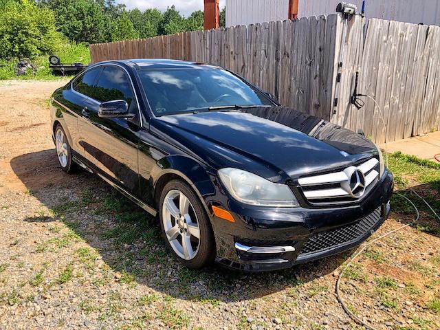 WDDGJ4HB3DG057871 - 2013 MERCEDES-BENZ C 250 BLACK photo 1