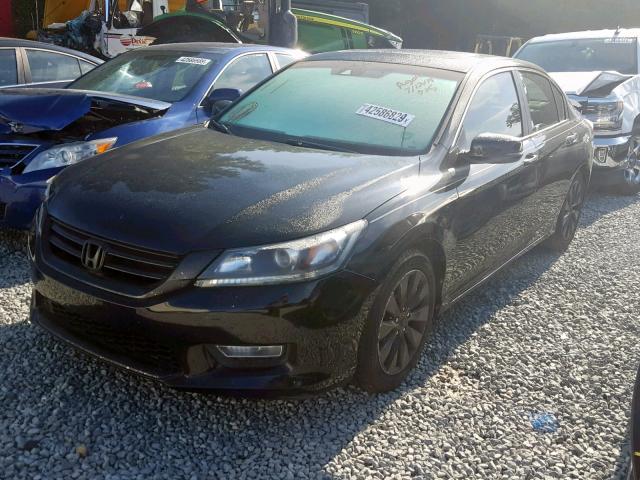 1HGCR2F83DA105774 - 2013 HONDA ACCORD EXL BLACK photo 2