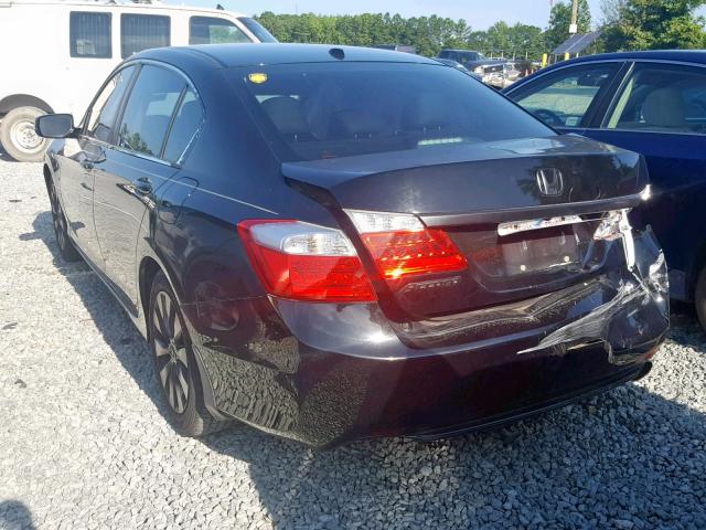 1HGCR2F83DA105774 - 2013 HONDA ACCORD EXL BLACK photo 3