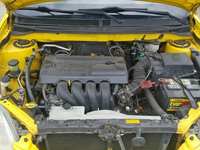 2T1KR32E44C238874 - 2004 TOYOTA COROLLA MA YELLOW photo 7