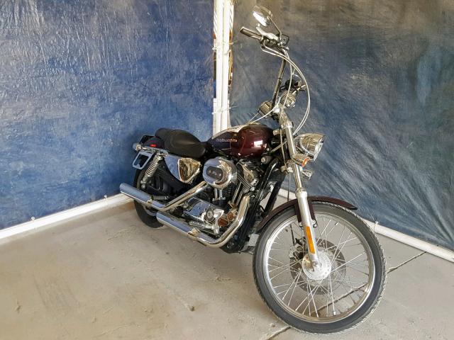 1HD1CT3187K460036 - 2007 HARLEY-DAVIDSON XL1200 C BLACK photo 1