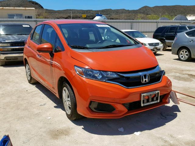 3HGGK5H46JM715989 - 2018 HONDA FIT LX ORANGE photo 1