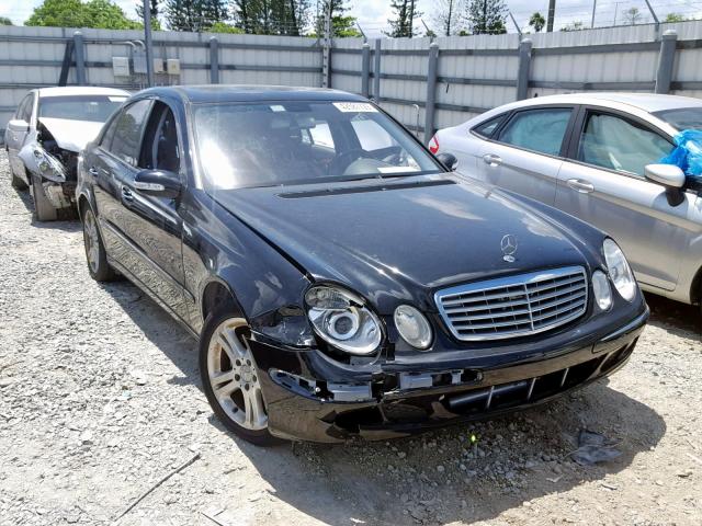 WDBUF56J36A842989 - 2006 MERCEDES-BENZ E 350 BLACK photo 1