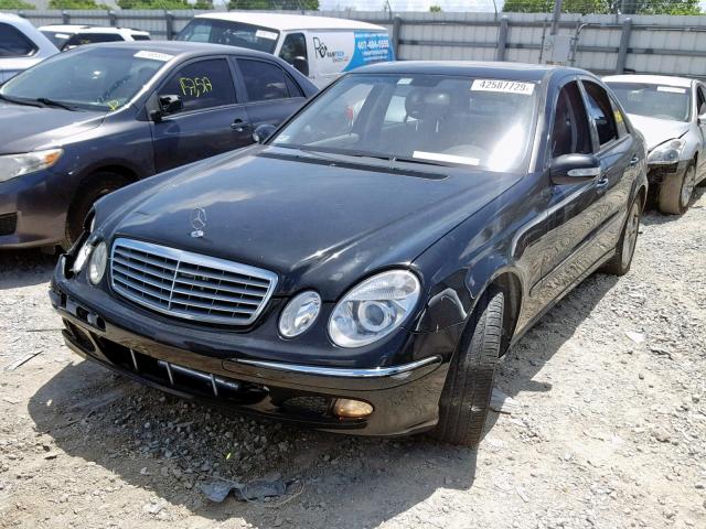 WDBUF56J36A842989 - 2006 MERCEDES-BENZ E 350 BLACK photo 2