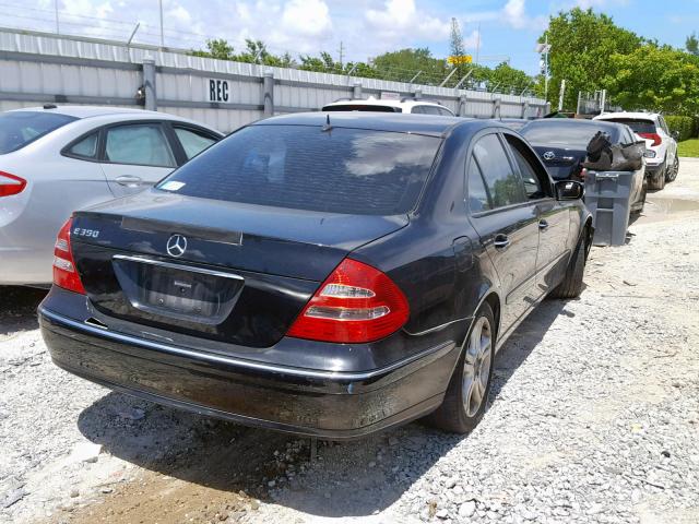 WDBUF56J36A842989 - 2006 MERCEDES-BENZ E 350 BLACK photo 4