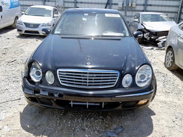 WDBUF56J36A842989 - 2006 MERCEDES-BENZ E 350 BLACK photo 9