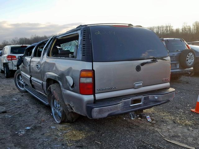 3GKFK16T53G223506 - 2003 GMC YUKON XL K BEIGE photo 3