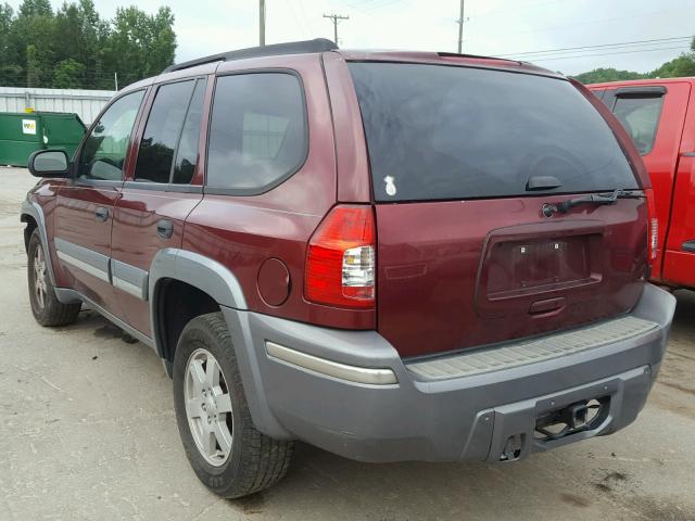 4NUDS13SX42103004 - 2004 ISUZU ASCENDER S 勃艮第红 照片 3