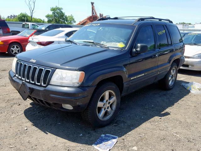 1J8GW58N23C511442 - 2003 JEEP GRAND CHER BLACK photo 2