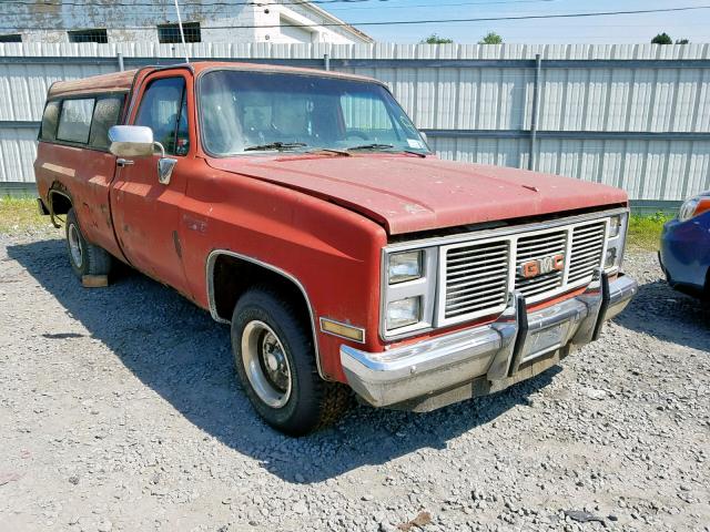 1GTDC14H2FJ502199 - 1985 GMC C1500 RED photo 1