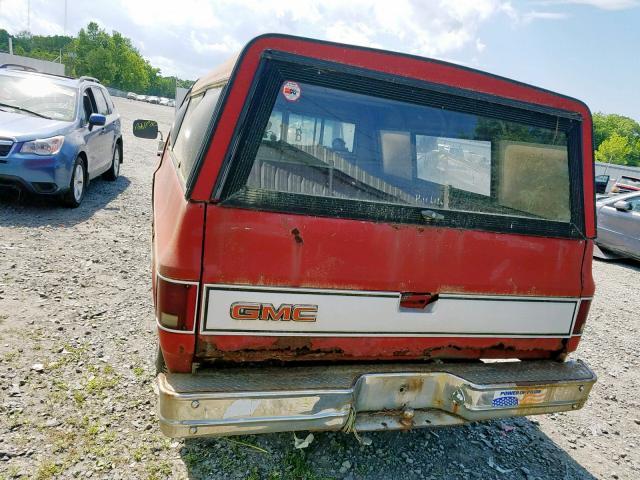 1GTDC14H2FJ502199 - 1985 GMC C1500 RED photo 3