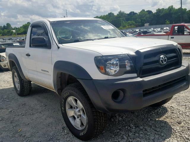 5TEPX42N28Z549947 - 2008 TOYOTA TACOMA WHITE photo 1