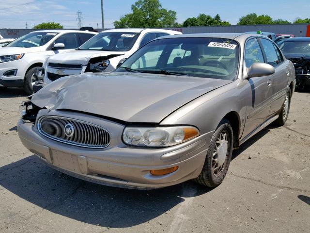 1G4HP54K4YU332451 - 2000 BUICK LESABRE CU BEIGE photo 2