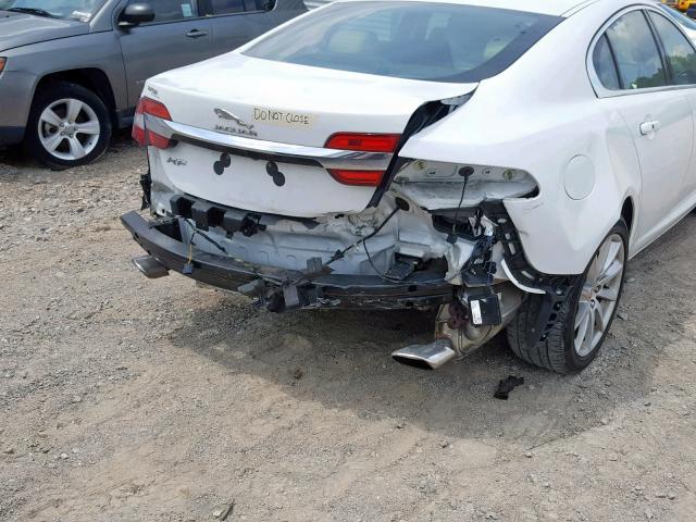 SAJWA0FS8FPU87076 - 2015 JAGUAR XF 2.0T PR WHITE photo 9