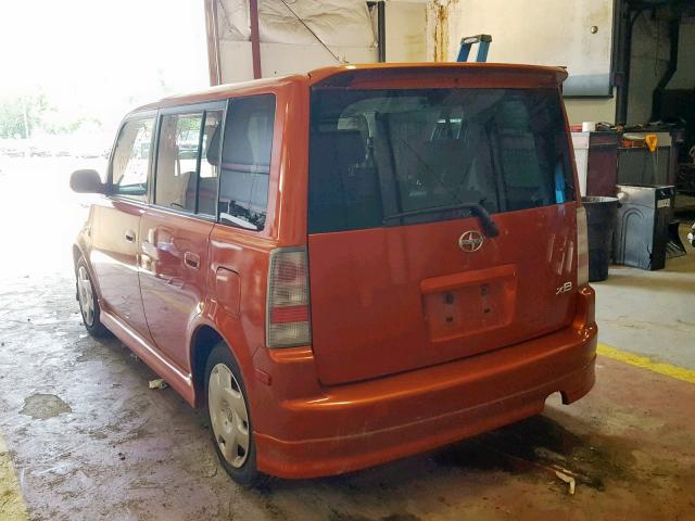 JTLKT324540167532 - 2004 TOYOTA SCION XB 橙色 照片 3