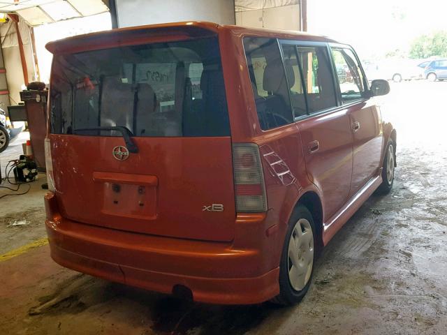 JTLKT324540167532 - 2004 TOYOTA SCION XB 橙色 照片 4