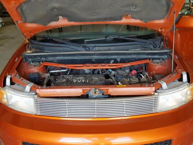 JTLKT324540167532 - 2004 TOYOTA SCION XB 橙色 照片 7