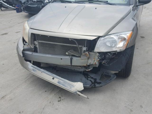 1B3HB48C58D502558 - 2008 DODGE CALIBER SX GOLD photo 9