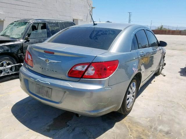 1C3LC46K58N197464 - 2008 CHRYSLER SEBRING LX BLUE photo 4