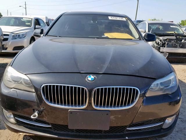 WBAXH5C51CDW05764 - 2012 BMW 528 XI BLACK photo 9