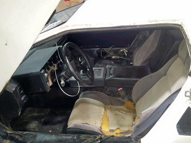 1G2AM37R3EP320642 - 1984 PONTIAC FIERO SPOR WHITE photo 5