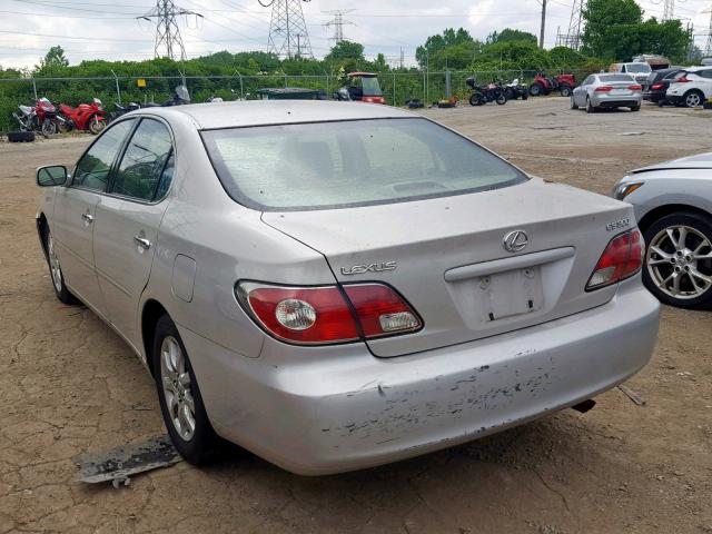 JTHBF30G030131227 - 2003 LEXUS ES 300 GRAY photo 3